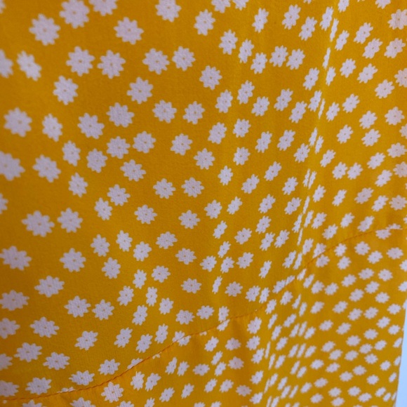 Yellow White Flower Dress | Sundress - Picture 6 of 9